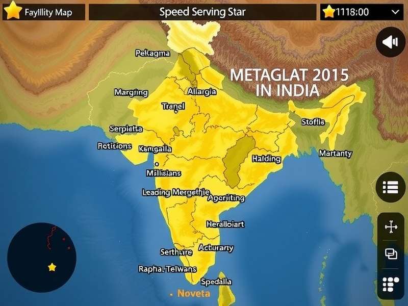 Speed Serving Star Popularity Map in India